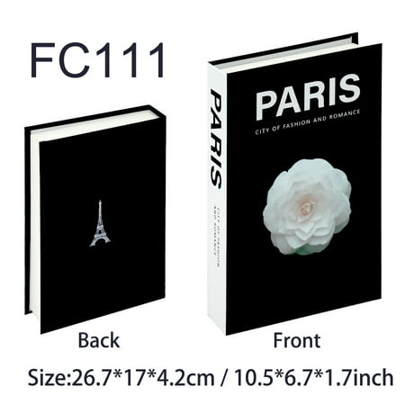 

Fashion Faux Books Ornament Coffee Table Simulation Books Remote Control Storage Box Luxury Decoration for Living Room Addition