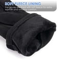 thumbnail image 4 of BadPiggies Womens Winter Warm Gloves Sensitive Touchscreen Texting Fingers Fleece Lined Windproof Suede Gloves Christmas Gift - Black, 4 of 9