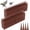 Brown, variant on Bird Spikes, 20 Pack Bird Guard Spikes for Squirrel Cat Raccoon and Other Small Animals, Pigeon Spikes for Outdoor Fences and Roofs, Durable Plastic Bird Barrier Strips