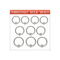 thumbnail image 1 of 200 Surgical Steel Captive Bead Rings - Bulk12, 1 of 1