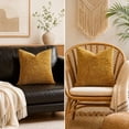 thumbnail image 6 of PryvnHome Chenille Throw Pillow Covers, Soft Slub Textured Decorative Cushion Case for Couch Bed Sofa Living Room, 45x45cm, 6 of 9