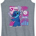 thumbnail image 3 of Disney - Lilo & Stitch - Stitch Grid - Women's Racerback Tank Top, 3 of 5
