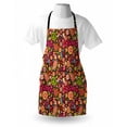thumbnail image 3 of 70s Party Apron Groovy Peace and Love Composition Hallucinatory Mushrooms Flowers Joyful Vivid, Unisex Kitchen Bib Apron with Adjustable Neck for Cooking Baking Gardening, Multicolor, by Ambesonne, 3 of 3