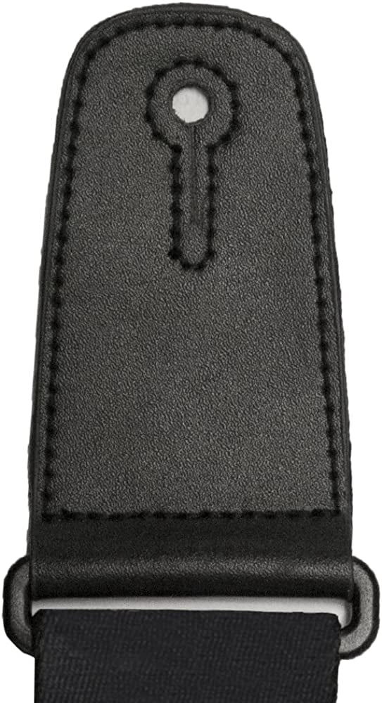 Buckle-Down Guitar Strap, Checker Black Purple, 2 Inches Wide