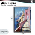 thumbnail image 4 of Stupell Industries Tropical Coastal Village's Sunlit Pathway Gray Floating Frame Canvas Art, 21 x 31, by Creative Studio, 4 of 8