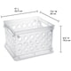 thumbnail image 2 of Caja de almacenamiento Sterilite Mini Caja apilable paquete de 24 transparente, 2 of 9