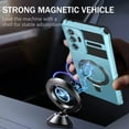 thumbnail image 3 of Dteck for Samsung Galaxy Note20 Ultra Case with Magnetic Invisible Stand, Compatible with MagSafe,Glass Screen Protector + Camera Protector Shockproof Rugged Case Cover for Galaxy Note20 Ultra,Blue, 3 of 8
