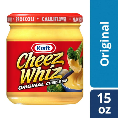 Kraft Cheez Whiz Original Cheese Dip, 15 oz Jar (Best Velveeta Cheese Dip)