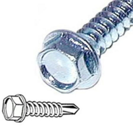 

Midwest Midwest 10275 Hex Washer Head Self-Drilling Screw 8X1/2