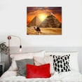 thumbnail image 4 of Nawypu Ancient Egyptian Pyramids Poster Canvas Print Painting Picture Wall Art Home Hallway Bedroom Living Room Decor, 4 of 4