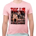 thumbnail image 2 of Horror Halloween Thug Life Shirt Unisex X-Small Pink, 2 of 5