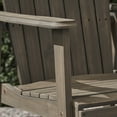 Ariel Outdoor Weather Resistant Acacia Wood Adirondack Dining Chairs