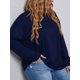 thumbnail image 5 of Camiseta de manga larga para mujer Sudadera con hombros caídos Tallas grandes Casual Tops MABOTO Camiseta mujer, 5 of 7