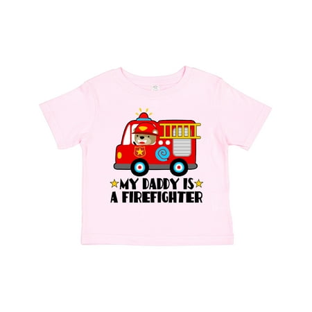 

Inktastic Fireman Daddy is a Firefighter Gift Toddler Boy or Toddler Girl T-Shirt