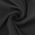 thumbnail image 5 of safuny Women's Plus Size Slim Knee Length Pencil Dress Solid Color Holiday Elegant Cocktail Wedding Evening Party Ruffle Sleeve Trendy Dresses Crew Neck Black XL, 5 of 6