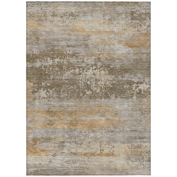Dalyn Rugs Machine Washable Indoor/Outdoor Chantille ACN2146 Brown 2'6" x 3'10" Rug