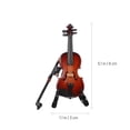thumbnail image 4 of Shisuyan Mini Musical Instrument Model Brown Plastic 1 Set 3.1x1.2x0.6in, 4 of 9