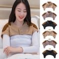 thumbnail image 5 of 1pcs Sleeping Middle-Aged Shawl Cold-Proof Shoulder Protection Waistcoat Traceless Warm-Keeping Warm Shoulder BEIGE NO COLLAR, 5 of 8
