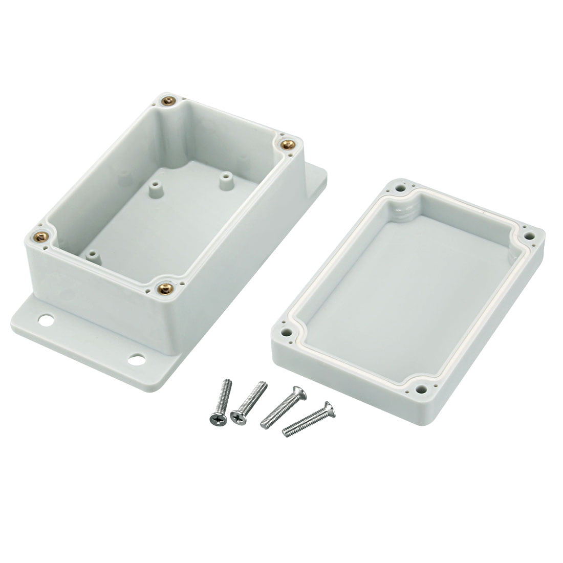 100 x 68 x 50mm Electronic Plastic DIY Junction Box Enclosure Case Gray
