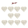 thumbnail image 3 of 10x Colgantes Huecos Perfecl Adornos Decoración de hogar de Día de San Valentín Madera, 3 of 8