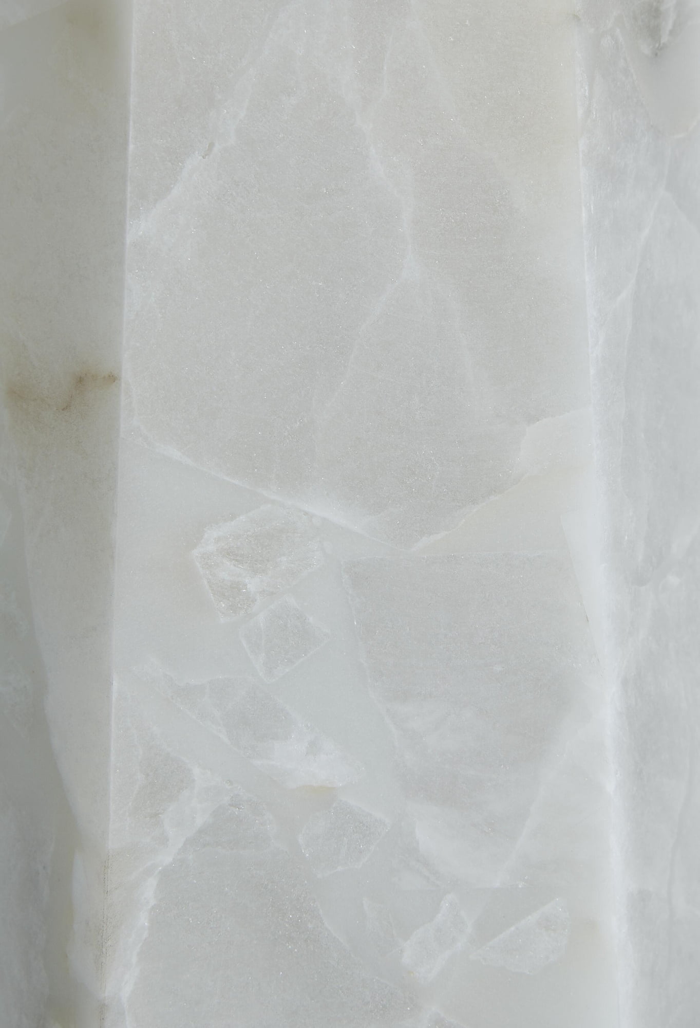 Signature Design by Ashley Laurellen Modern White Alabaster Table Lamp with Dual Lights