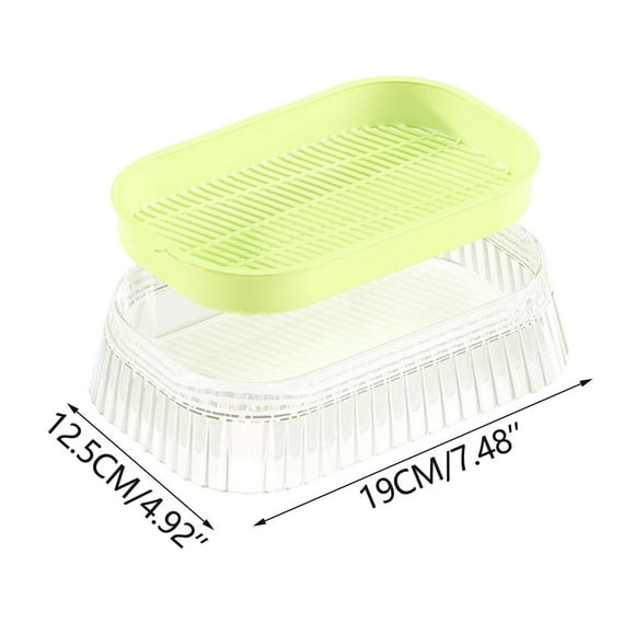 Qiweii Home Transparent Hydroponic Growing Box,Soil Free Seedling Tray,Easy Harvest Indoor Herb Vegetable Planter