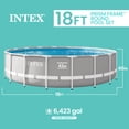 thumbnail image 4 of Intex 18Ft X 48In Prism Frame Premium Pool Set, 4 of 9