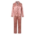 thumbnail image 4 of asddcavvf Ensembles de Pyjama pour Femmes 2 Pcs Extensibles Couleur Ding Homestay Pyjama Dame, 4 of 9