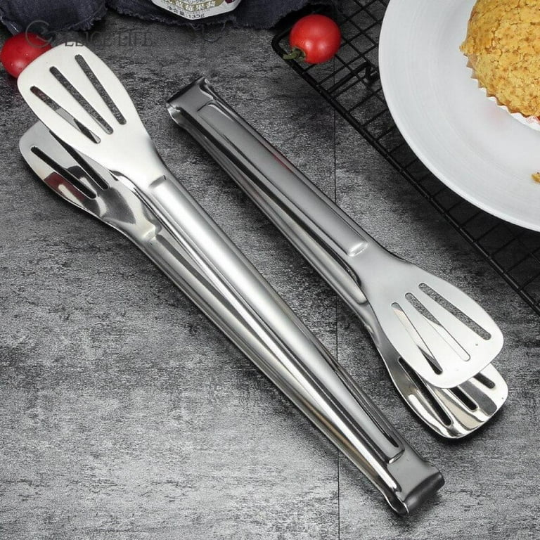 Food Tongs Stainless Steel Serving Tongs Kitchen Cooking Tool