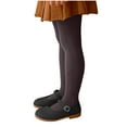 thumbnail image 3 of FAIWAD Girls Cable Knit Leggings Solid Color Stretchy Footed Tights School Uniform Pantyhose Pants, 3 of 6