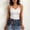 *White, variant on ClodeEU Women's Lace Trimmed Spaghetti Strap Tank Top with Built in Pads,Versatile Camisole for Layering or Outerwear Khaki,Womens Plus M