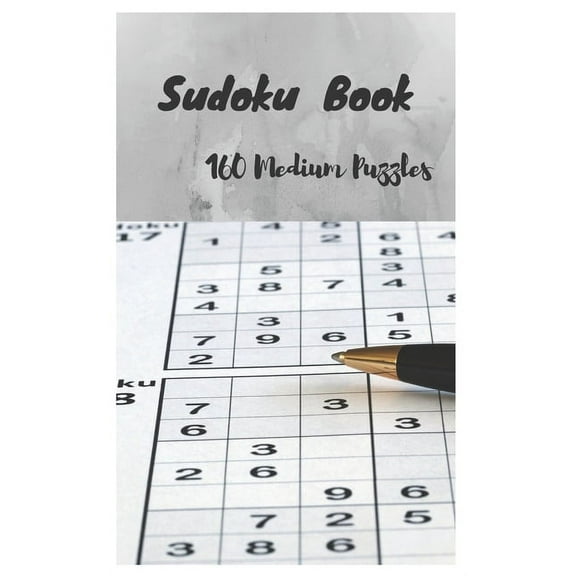 Sudoku book, 160 Medium Puzzles : Free Times 162 Pages - (5 x 8 inches) (Paperback)