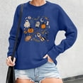 thumbnail image 2 of VBARHMQRT Oversized Sweatshirt Ladies' Loose Top Cute Print Hoodie, 2 of 4