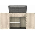 thumbnail image 3 of EVOKEDEN Storage Shed Shelf, Weatherproof Metal Shelf for 30 cuft Tool Cabinet,45.6''L×13.2''W×30.1H, White, 3 of 5