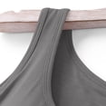 thumbnail image 3 of UPPADA Womens Modal Padded Built-In-Bra Tanks Tops Crew Neck Sleeveless Camisole with Wireless Bra Casual Slim-Fit Shirts Tee Plus Size Comfy Tops,Tank Top for Women Loose Fit Gray,L, 3 of 7
