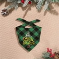 thumbnail image 5 of SCNOR Christmas Dog Bandana Plaid - Double-Sided Flannel Pet Scarf for Small Medium Large Dogs Cats, Holiday Costume Gift Washable, 5 of 6