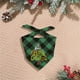 thumbnail image 5 of Pet Christmas Classic Tartan Plaid Dog Bandana Dog Scarf Geometric Merry Christmas Pet Costume For Small Medium Large Dogs Cats Pet, 5 of 6