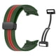 thumbnail image 2 of Correa de reloj para Galaxy Watch5/5 Pro/4/4 Classic () Verde militar Verde Rojo, 2 of 9