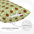 thumbnail image 5 of Fotbe Avocado Pillow Cases - Envelope Closure - Luxury, Extra Soft, Cooling Pillow Covers - Wrinkle, Fade, Stain Resistant-20"x30", 5 of 8