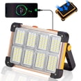 thumbnail image 1 of Luz de trabajo solar recargable YXQUA 120W 10000LM con soporte, 1 of 7