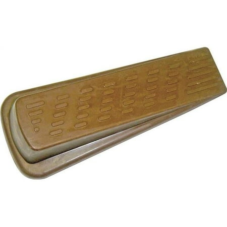 wedge duty heavy stop door brown