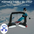 thumbnail image 5 of Ski Straps for Carrying Strap Shoulder Carrier Ski Accessory Thick And Closing And Cushioned Foam for Protection From Scratches blue, 5 of 10
