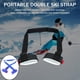 thumbnail image 5 of Correas de esquí, fundas para el hombro, fácil transporte de equipo de esquí, soporte acolchado para bastones azul, 5 of 9