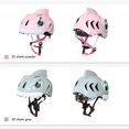 thumbnail image 3 of Casco Para Niños 3D Shark Casco De Bicicleta Para Niña Niño Cascos Para Niños Casco De Bicicleta Multideportivo Para Monopatín Patinaje Scooter Yuarrent OD016203-02, 3 of 6