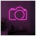 thumbnail image 2 of Letrero De Neón Con Forma Cámara, Diseño Minimalista, Ideal Para Estudios Fotográficos, Brillo Ajustable, 38cm, 2 of 3