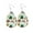 Multicolor Size B7, variant on Earrings, Green Drop Shape Ear Studs, Stainless Steel Tape Drills Fashion Jewelry for Women Casual Wear