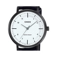 thumbnail image 2 of Casio Standard Analog Leather Strap White Dial Quartz LTP-VT03BL-7B Women's Watch, 2 of 3