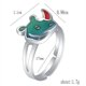 thumbnail image 2 of bague De Couleur Changeante Rhinocros Des Prairies Pour Enfants, Ouverture De La Bague Pour Hommes Et Femmes Ajustable,cadeau De Vacances Pour Tud, 2 of 4