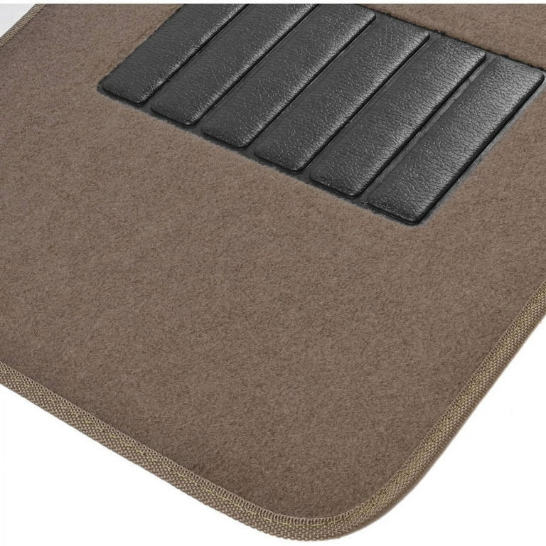 BDK Car Floor Mats 4 Pieces Carpet Protection - Universal Fit for Car, SUV,  VA & Truck, Front & Rear 