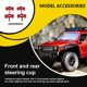 thumbnail image 3 of Copa de dirección Accesorios de modificación Profesional 1:10 Accesorios de modificación Reparación de accesorios Kit de automóvil RC para actualización Rojo 4 piezas Inevent FN001421-03, 3 of 7